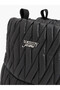 Women's Water Repellent Quilted Warm Lined Black Boots & Booties with Metal Logo - 6