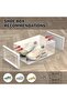 12 Pack Stackable Clear Shoe Storage Boxes, Plastic Shoe Organizer with Front Opening Door, Space-Saving Shoe Containers for Closet & Entryway - 2
