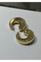 Gold Color Zion Earrings 1 cm