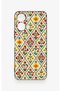 Vivo Y05 4g Compatible Tile Tulip Patterned Silicone Case - 2