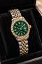 New Design Coliseum Round Gold - Silver Women's Wristwatch - 5