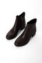 Lilac Women's Genuine Leather Stitched Detailed Zippered Heeled Boots B4762 - 3