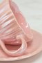 4 Piece 2 Person Striped Porcelain Coffee Cup Set 100 ml - 4