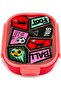 Kids Stainless Steel Lunch Box with Spoon & Fork, 3-Compartment Bento Lunch Box for School, Leak-Resistant Food Container, Fun Sports Design, Perfect Back to School Lunch Box - 3