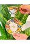 6-Person Porcelain Beautiful Day Coffee Cup 90 ml - 3