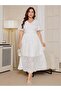 Rochie maxi, alb