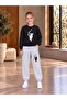 Busekids Unisex Walking Cat Printed Crew Neck Tracksuit Set