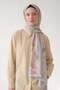 Mosaic Pattern Olera Shawl Light Green - 2