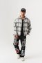 Frostgrid Plaid Patterned Long Sleeve Oversize Men's Shirt - 5