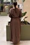 Venus Suede Dress with Front and Back Panels - 4