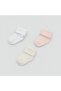 3-Piece 100% Cotton Newborn Baby Socks Set 0-6 Months - 4