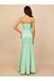 Rochie maxi, turcoaz - 5