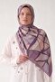 Mosaic Pattern Olera Shawl Lilac - 3