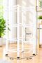 Stainless Steel 3-Slot Water Bottle Rack – Heavy-Duty Water Jug Storage Organizer, Compact Design for Home & Office - 4