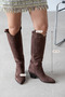 Andrew Women's Suede Boots Brown - 2