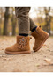 Children's Winter Boots, Warm Lined, Suede Look, Star Accessories, Daily Comfortable Boots - 3