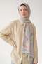 Mosaic Pattern Olera Shawl Light Green - 3