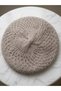Women's Knitted Painter Hat Basket Weave Soft Textured French Beret Trend Style - 2