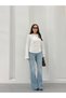 Women's White Spanish Sleeve Seersucker Textured Blouse Frv0236 - 4