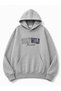 Stay Wild Printed Oversize Sweatshirt with Kangaroo Pocket