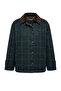 Velvet Collar Pocket Detail Jacket - Navy Blue Dark Blue