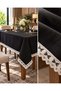 Linen Tablecloth Black - 160*220 - 2