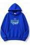 Believe Text Printed Oversize Sweatshirt with Kangaroo Pocket