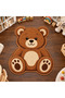 Eta Teddy Bear Pattern Modern Woven Base Decorative Carpet Eta4367