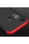 Galaxy M21 Compatible Case Bottom-Top Snap-On 3 Piece Ays Cover - Red - T14566 - 8