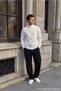 Kayes Corduroy Stand Collar Zippered Regular Fit Men's Knitwear Cardigan - 2