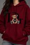 Women's Oversize Hoodie 3-Yarn Quality Fabric Premium Thick Hooded Sweatshirt - 3
