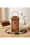 Kare Fener Wooden Salt Lamp with Antique Pattern (Himalaya) - 6