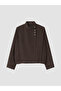 Alita City Lcw Modest Brown High Collar Oversize Women's Raincoat with a Difference