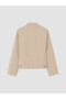 Alita City Lcw Modest Khaki High Collar Oversize Women's Raincoat with a Difference - 2