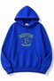 Boston Printed Oversize Sweatshirt with Kangaroo Pocket