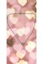 Silver Color -A- Letter Heart Detailed Minimal Thin Chain Steel Necklace -Tarnish Resistant-45Cm