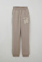 Boy's Tracksuit Set with Lettering Printed on the Sleeves and Block Pattern, Ages 4-9, Mink - 3