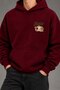 Men's Premium Oversize Hoodie 3 Thread Quality Fabric Thick Hooded Sweatshirt Hy75 - 3