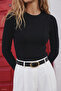 Knitted Striped Knitwear - Black - 2