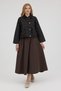 Plaid Patterned Women's Jacket with Zipper Pocket Detail - 2