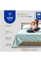 ملاءات سرير من القطن 100% لسرير كوين - طقم ملاءات قطنية من 4 قطع بعدد خيوط 400 - فائقة النعومة - 4
