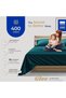 ملاءات سرير من القطن 100% لسرير كوين - طقم ملاءات قطنية من 4 قطع بعدد خيوط 400 - فائقة النعومة - 4