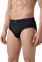 5-Pack Black 100% Cotton Men's Slip Underwear - Black/White/Grey Options - Custom Made Sleep Band Gift - 3