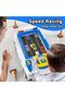 Car Racing Adventure Toy - Musical Steering Wheel Racing Car for Toddlers, Simulated Driving Game with Sounds, 4-Wheeled Car. (White) - 3