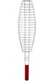 Fish Grill Basket | Reusable BBQ Fish Grilling Cage with Wooden Handle | Rust Resistant & Food Safe Grill Basket | Perfect for BBQ, Camping, Outdoor Cooking & Parties | Easy to Use & Clean