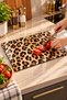 Glass Cutting Board with Leopard Theme - Glass Cutting Board |   30cm X 40cm - 2