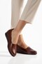 Taba Orthopedic Women's Filled Heel Casual Shoes Laser Leather - 4