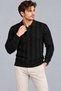 New Season Polo Collar Half Placket Knitted Sweater