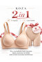Non-Marking Laser Cut No Underwire Unpadded Bra - Seamless Gathering Corset Shorts