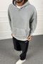 Kangaroo Pocket Hooded Washable Sweatshirt - 4